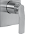 Doka Acabamento Monocomando para Ducha e Chuveiro Brushed Nickel DK5018BN - Imagem 3