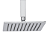 Doka Ducha de Teto Rainbow Chrome DK5029CR - Imagem 3