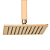 Doka Ducha de Teto Rainbow Gold DK5029GO - Imagem 3