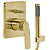 Doka Acabamento Monocomando para Ducha com Desviador Rainbow Brushed Gold DK5053BG - Imagem 1