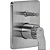 Doka Acabamento Monocomando para Ducha com Desviador Rainbow Brushed Nickel DK5053BN - Imagem 2