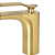 Doka Monocomando Para Lavatório 98MM Rainbow Brushed Gold DK5015BG - Imagem 3