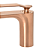 Doka Monocomando Para Lavatório 98MM Rainbow Brushed Rose Gold DK5015BRG - Imagem 3