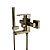 Immersi Misturador de Parede para Banheira com Ducha Manual Purus Gold IM2003GO - Imagem 2