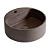 Doka Cuba Redonda com Mesa Dark Red Terrazzo Geostone - DK5051DR - Imagem 1