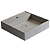Doka Cuba de Apoio Quadrada com mesa Light Concrete Geostone - DK5050LC - Imagem 2
