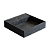 Doka Cuba de Apoio Quadrada com mesa Dark Concrete Geostone - DK5050DC - Imagem 1