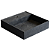 Doka Cuba de Apoio Quadrada com mesa Dark Concrete Geostone - DK5050DC - Imagem 2