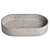 Doka Cuba de Apoio Oval Light Concrete - DK5041LC - Imagem 1