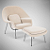 Poltrona Womb + Pufe | Design Original by Eero Saarinen - Imagem 1