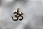 Pingente ''OM'' - Folheado a Ouro - Hawlita Branca - Imagem 1