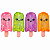 Squishy Picolé Gigante com Glitter – 14 cm - Imagem 1