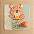 Cesta de Basquete Ursinho Infantil com Bola e Bomba - Imagem 4