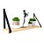 Kit 2 Prateleiras 60x15 Pinus - Alças de Couro - Imagem 2