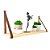 Kit 2 Prateleiras 45x20 Pinus - Alças de Couro - Imagem 2