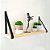 Kit 2 Prateleiras 40x15cm Pinus - Alças de Couro - Imagem 2