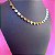 Colar Chocker de Corações Dourada - Imagem 1