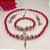 Conjunto Orixá Iansã (Colar + Brinco + Pulseira) Umbanda e Candomblé - Imagem 1