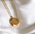 Colar Difusor - Pingente 20mm - Flor da Vida - Dourado - Aço Inox - Imagem 1