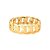 Pulseira Bracelete Dourado Grumet Vazado - Imagem 1