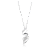 Colar curva ouro branco - Imagem 1