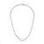 Colar Riviera Zircônias 40cm – Banhado a Ródio - Imagem 1
