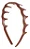 Tiara Angelica Ondulada Chocolate - Imagem 1