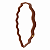 Tiara Carolina Reta Chocolate - Imagem 1