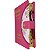 Bíblia Sagrada Letra Grande Índice Lateral Botão e Caneta Capa Pink - Imagem 1