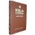 Bíblia Sagrada Slim Índice Harpa Cristã Marrom Cpad Coverbook - Imagem 5