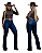 Calça Jeans Básica Fleare Cintura Alta - Imagem 1