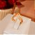 Anel design seta aro triplo liso - Imagem 1