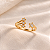 Anel design estrelinhas cravejadas - Imagem 2