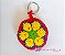 Chaveiro flor - Imagem 1
