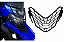 Protetor grade de farol LANDER 250 2024 2023 2022 2021 2020 2019 20218 XTZ 250 Yamaha - Imagem 1