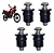 Bucha Reforçada + Parafusos Parabrisa Bolha Honda SAHARA 300 2024 2025 - Imagem 1