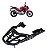 Bagageiro Honda Cb Twister 250 2016 A 2022 Preto suporte bau bauleto cb250f - Imagem 1