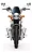 Mini Bolha Universal Aço Preta Cafe Racer Scrambler Custom meteor 350 himalayan royal enfield intruder - Imagem 4