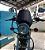 Mini Bolha Universal Aço Preta Cafe Racer Scrambler Custom meteor 350 himalayan royal enfield intruder - Imagem 3