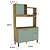 Cozinha Compacta Balcão e Armário Microondas 123cm 4 Portas - Imagem 7