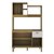 Cozinha Compacta Balcão e Armário Microondas 123cm 4 Portas - Imagem 4