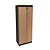 Armário Alto para Escritório Home Office 161cm 2 Portas com Chave - Imagem 2