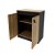 Balcão para Escritório Home Office 68cm 2 Portas com Chave - Imagem 3