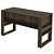 Mesa Escrivaninha para Escritório Home Office com Aplique 127cm - Imagem 3