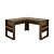 Mesa Escrivaninha em L para Escritório Home Office 136cm - Imagem 8
