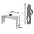 Mesa Escrivaninha para Escritório Home Office Compacta 127cm - Imagem 11