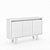 Balcão Aparador Multiuso 126cm com 3 Portas e 2 Prateleiras - Imagem 8