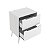 Gabinete parar Banheiro Estilo Retrô 60cm com 2 Gavetas - Imagem 6