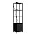 Estante Estilo Industrial em Metal 47cm com 3 Nichos e Porta - Imagem 2