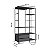 Guarda-Roupa Closet Industrial 100cm 2 Gavetas e 5 Nichos - Imagem 8
